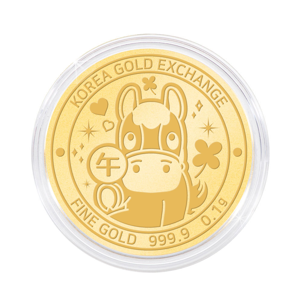 한국금거래소 12지신 순금 코인(메달) 세트 1.2g